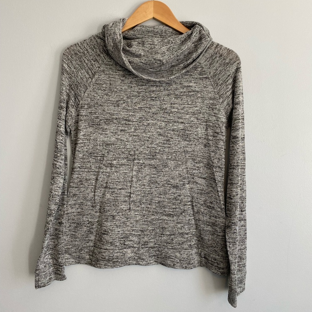 Grey Cowl Neck Sweater Hello Mello Size S